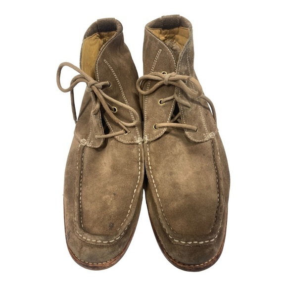 UGG Via Lungarno Men’s 12 Suede Leather Brown Moc Toe Chukka Boot Shoe 1000715